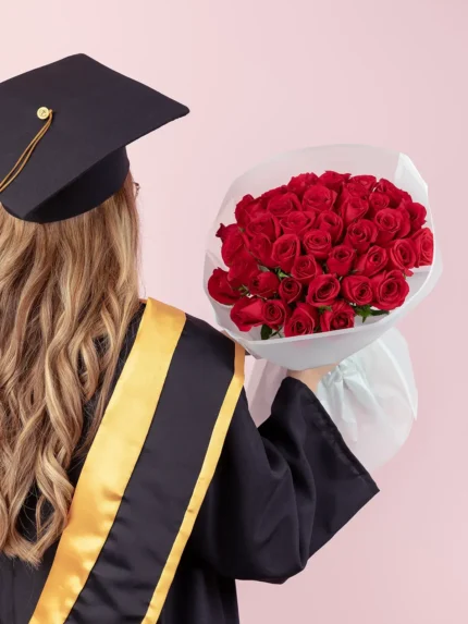 rosas rojas de graducion